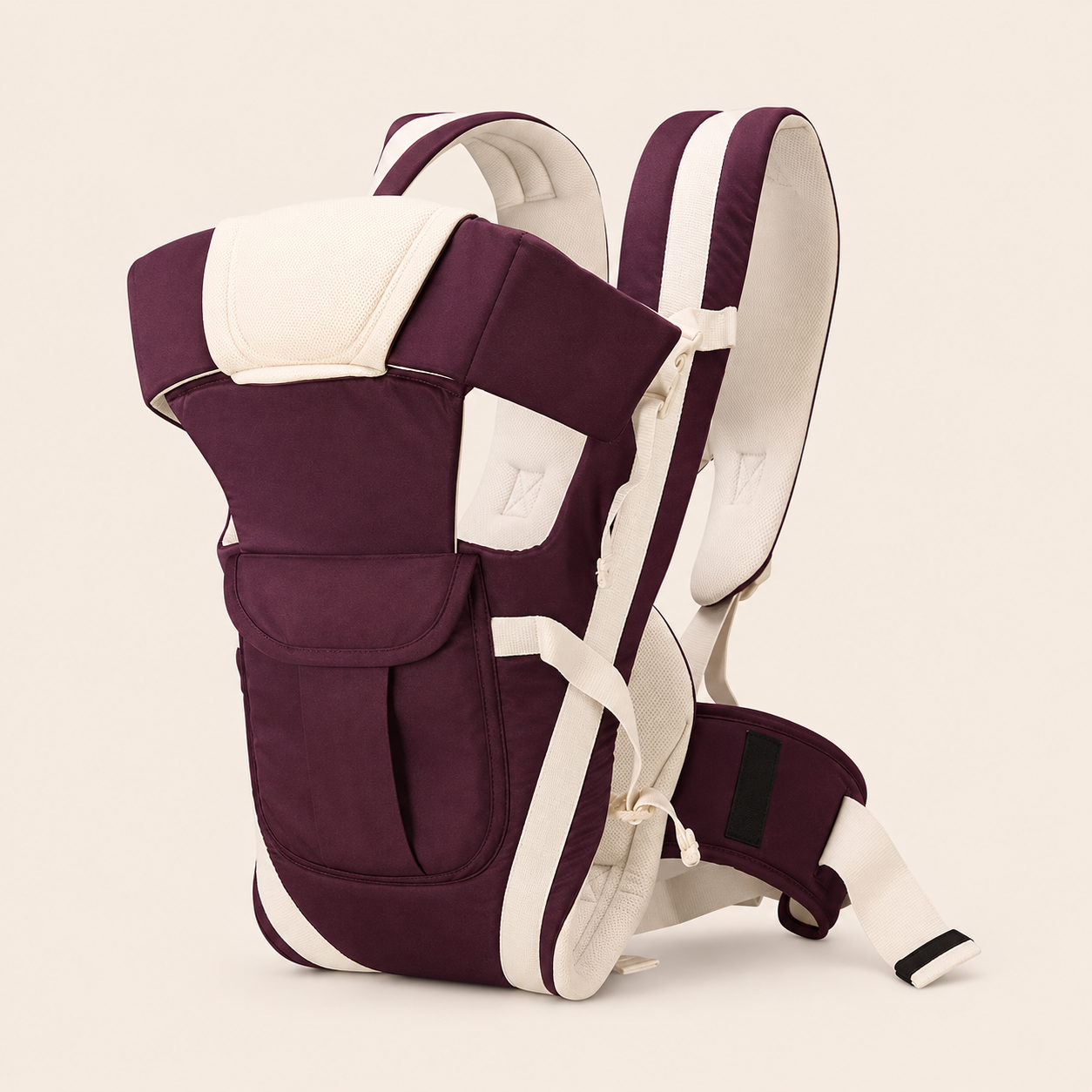 HerChoice Classic Purple Carrier in Purple + Cream