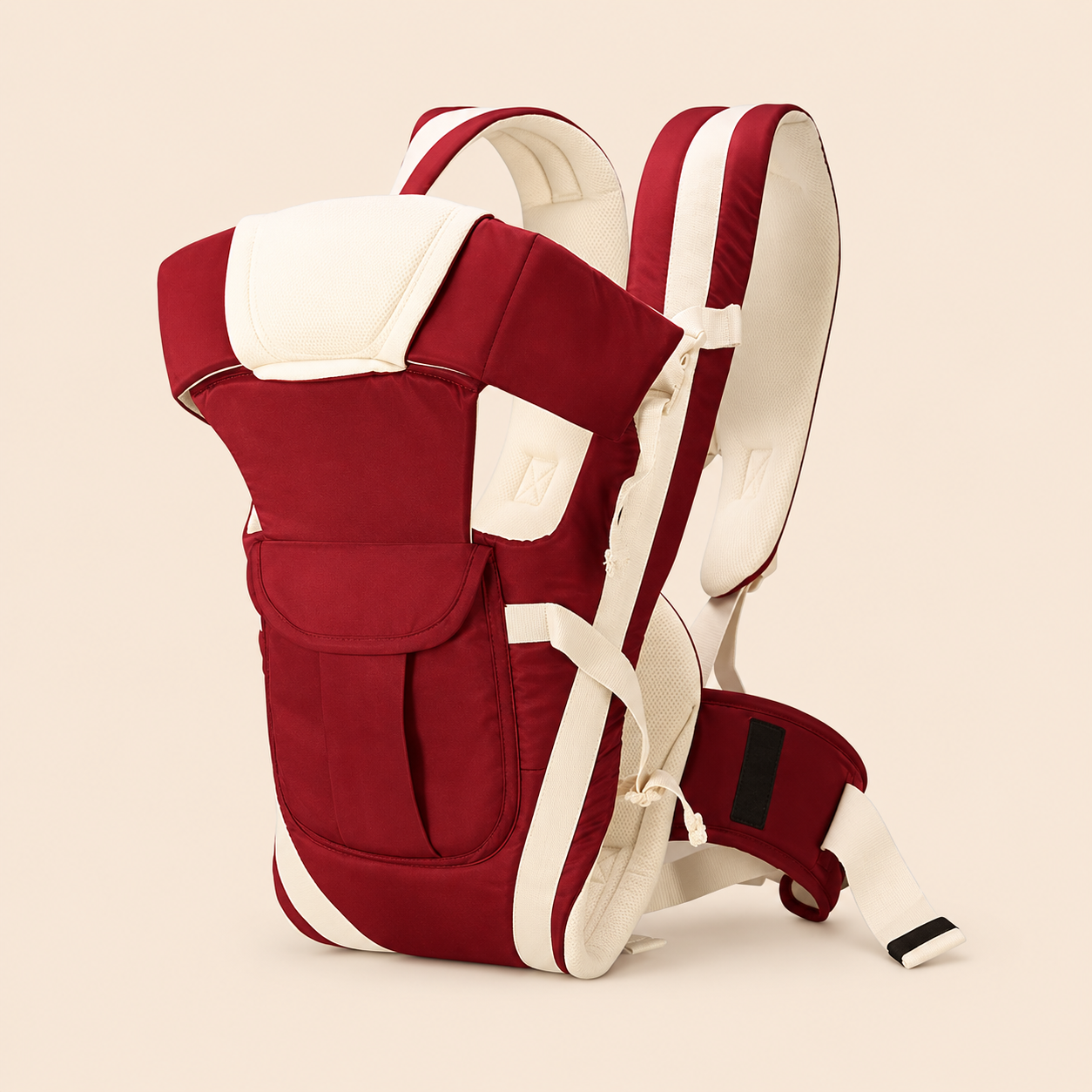 HerChoice Signature Maroon Carrier in Maroon + Cream